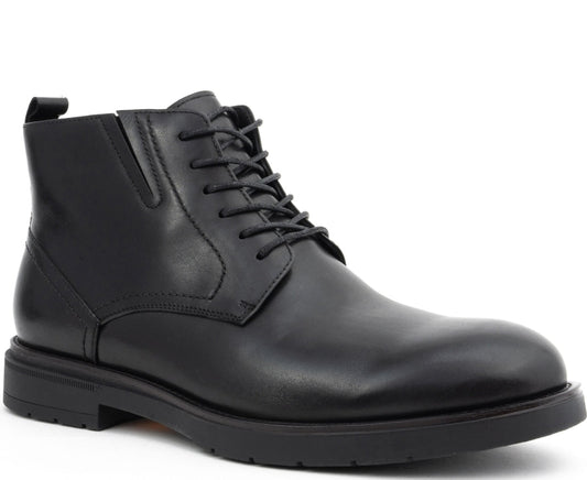 black casual closed booties