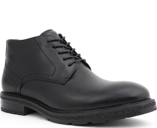 black casual closed booties