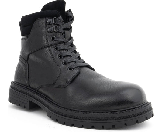 black casual closed booties