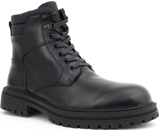 black casual closed booties
