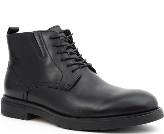 black casual closed booties