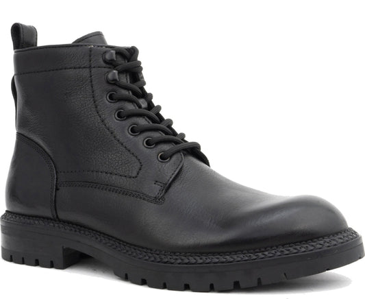 black casual closed booties