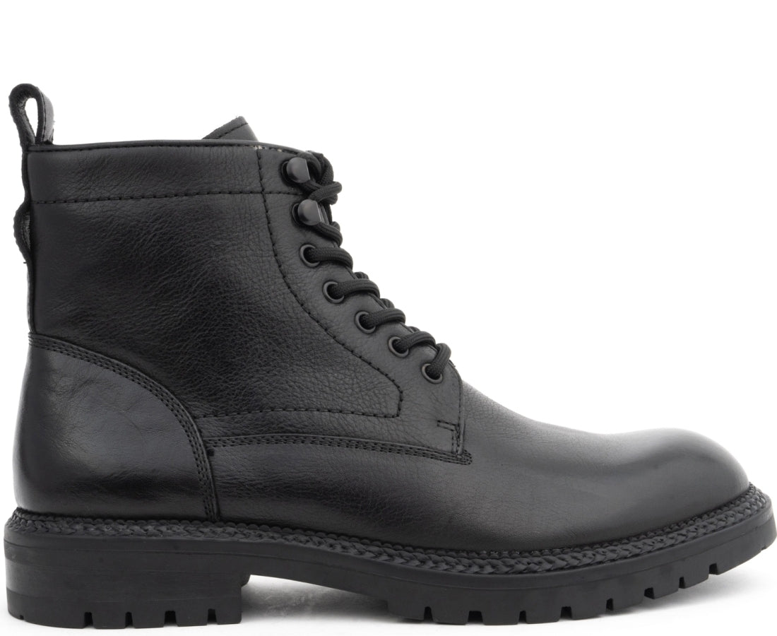 black casual closed booties