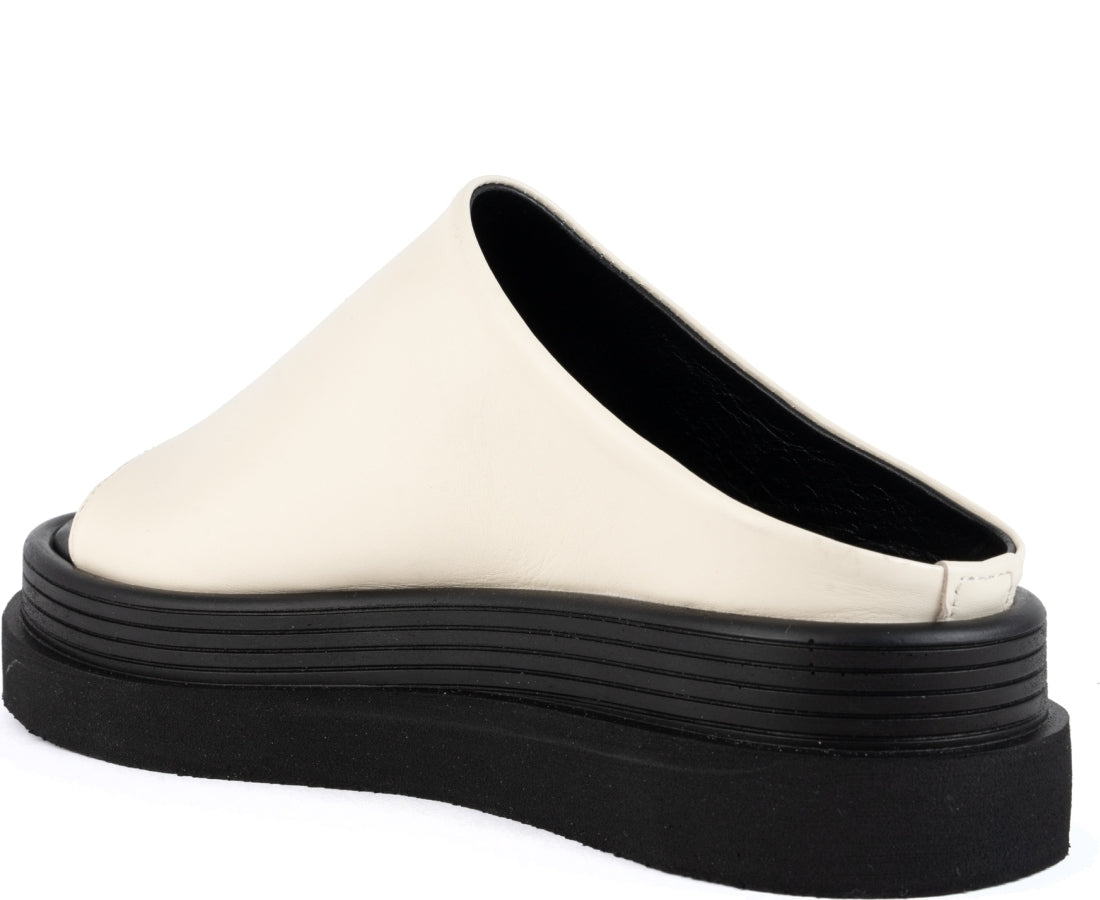 beige casual open slippers