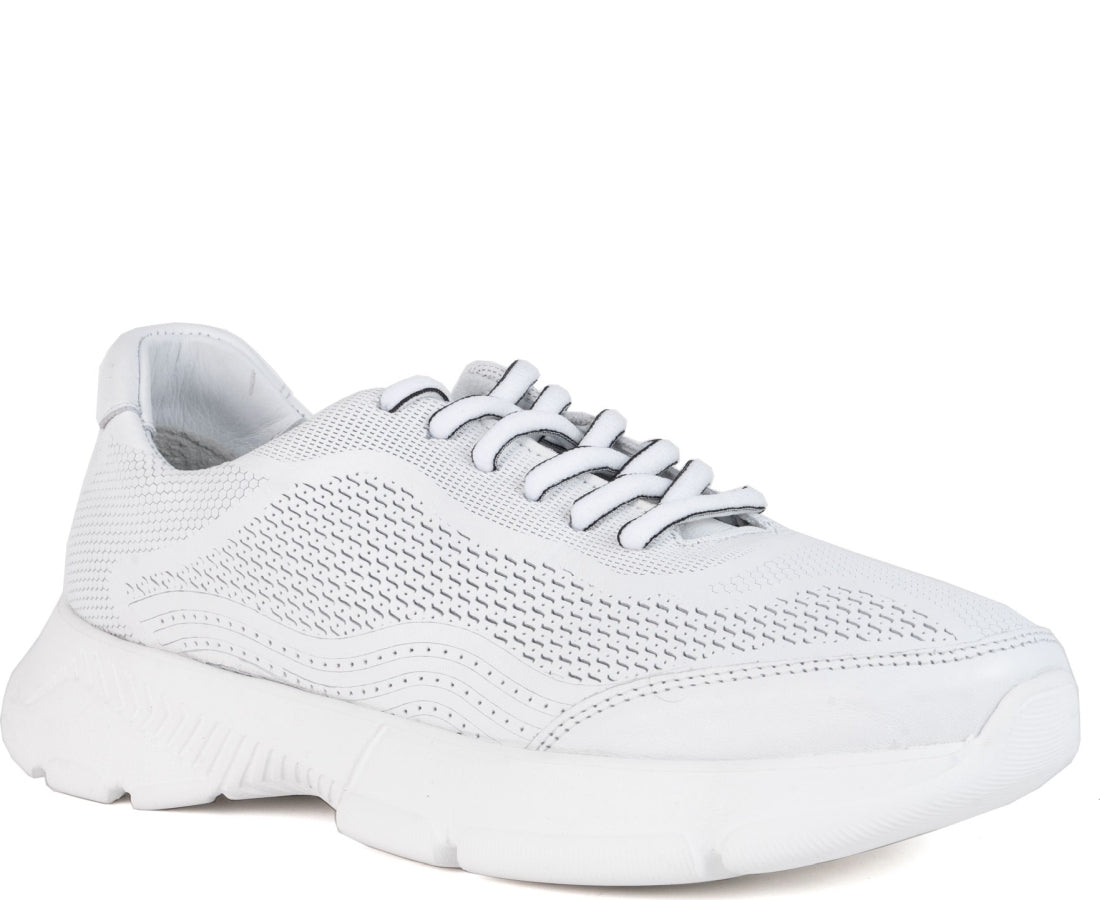 leisure trainers white