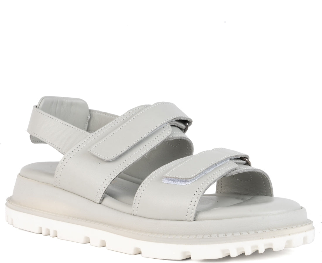 light grey casual open sandals