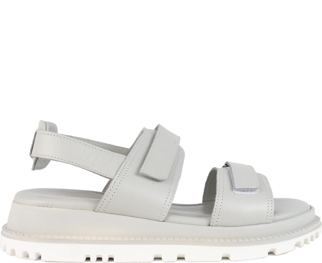 light grey casual open sandals