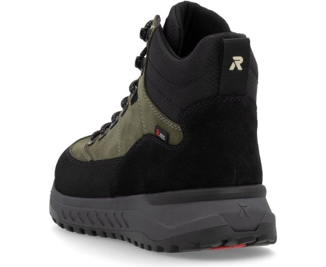 green combination casual closed men's boots