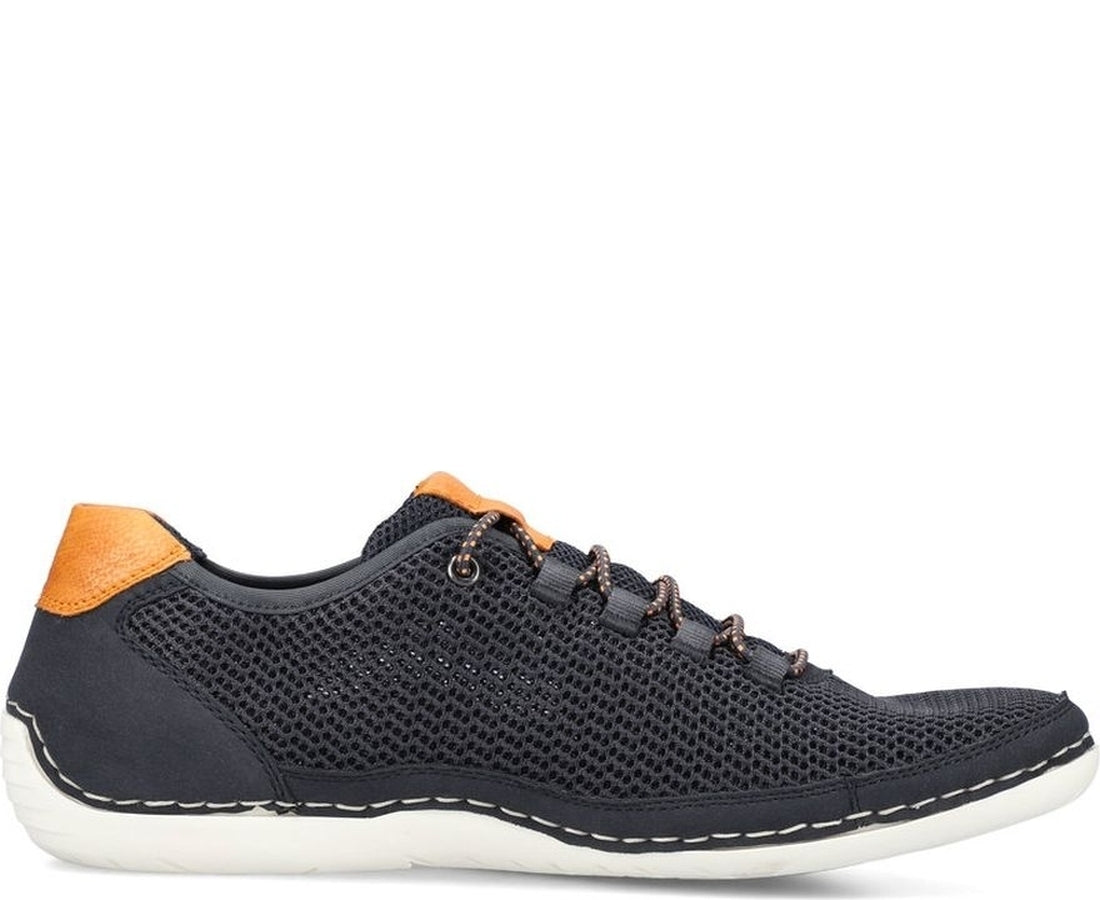blue casual closed sport shoe