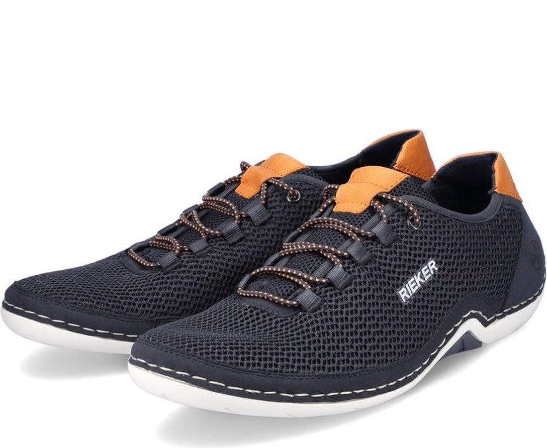 blue casual closed sport shoe