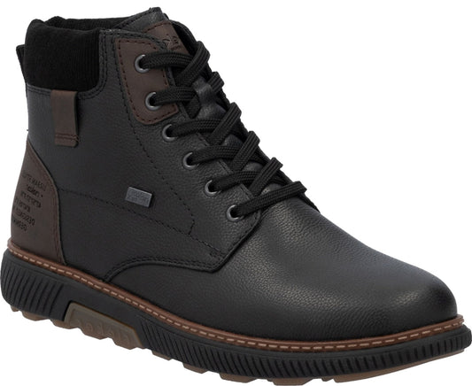 black casual closed booties