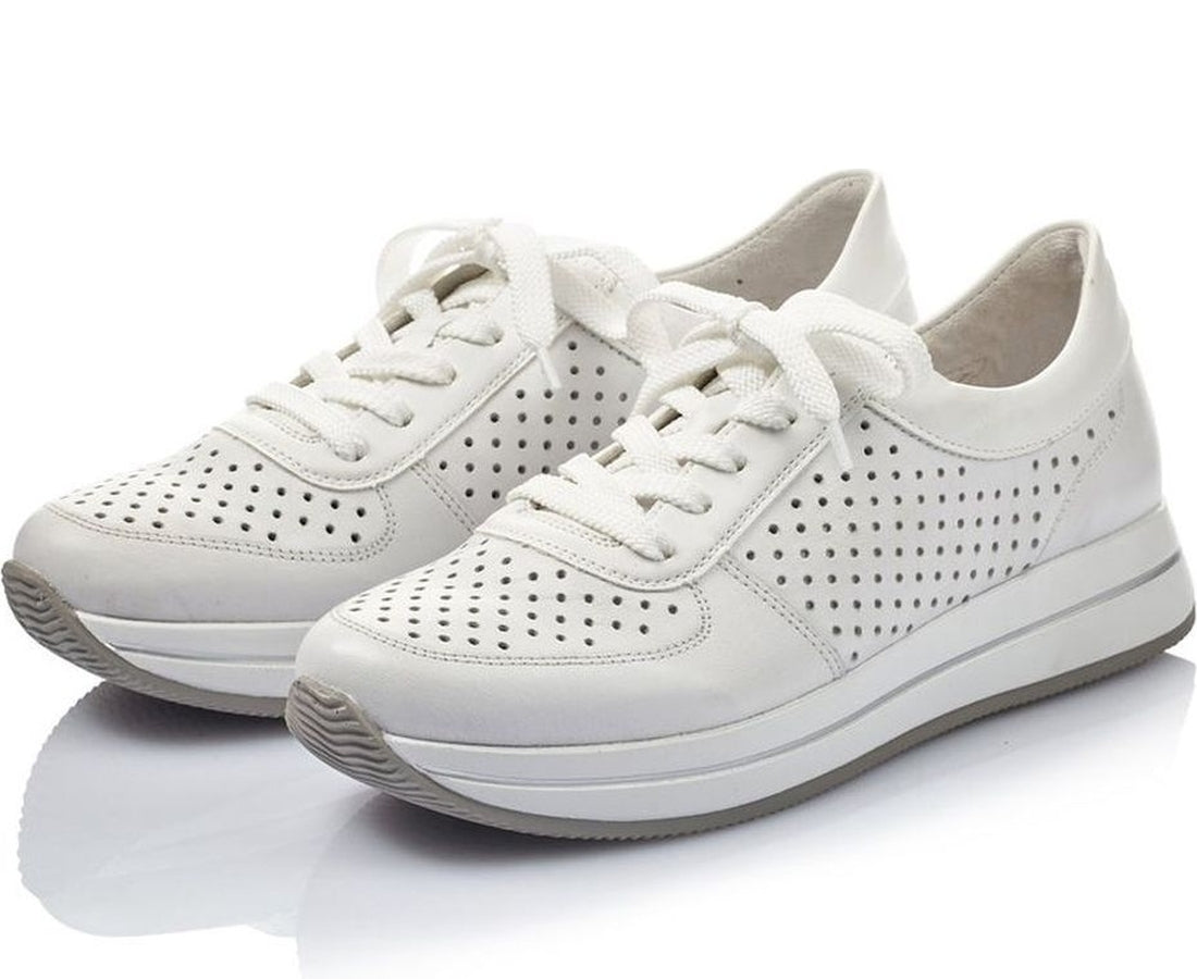 Hard White Casual Trainers