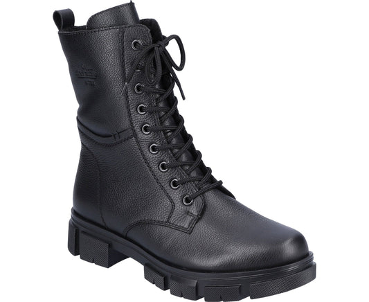 black casual closed booties