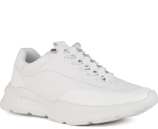 white closed sneakers