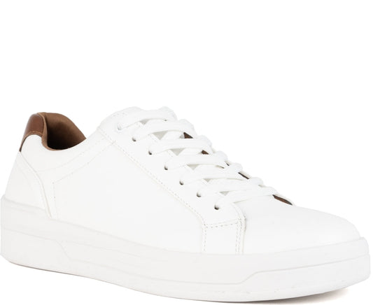 white closed sneakers