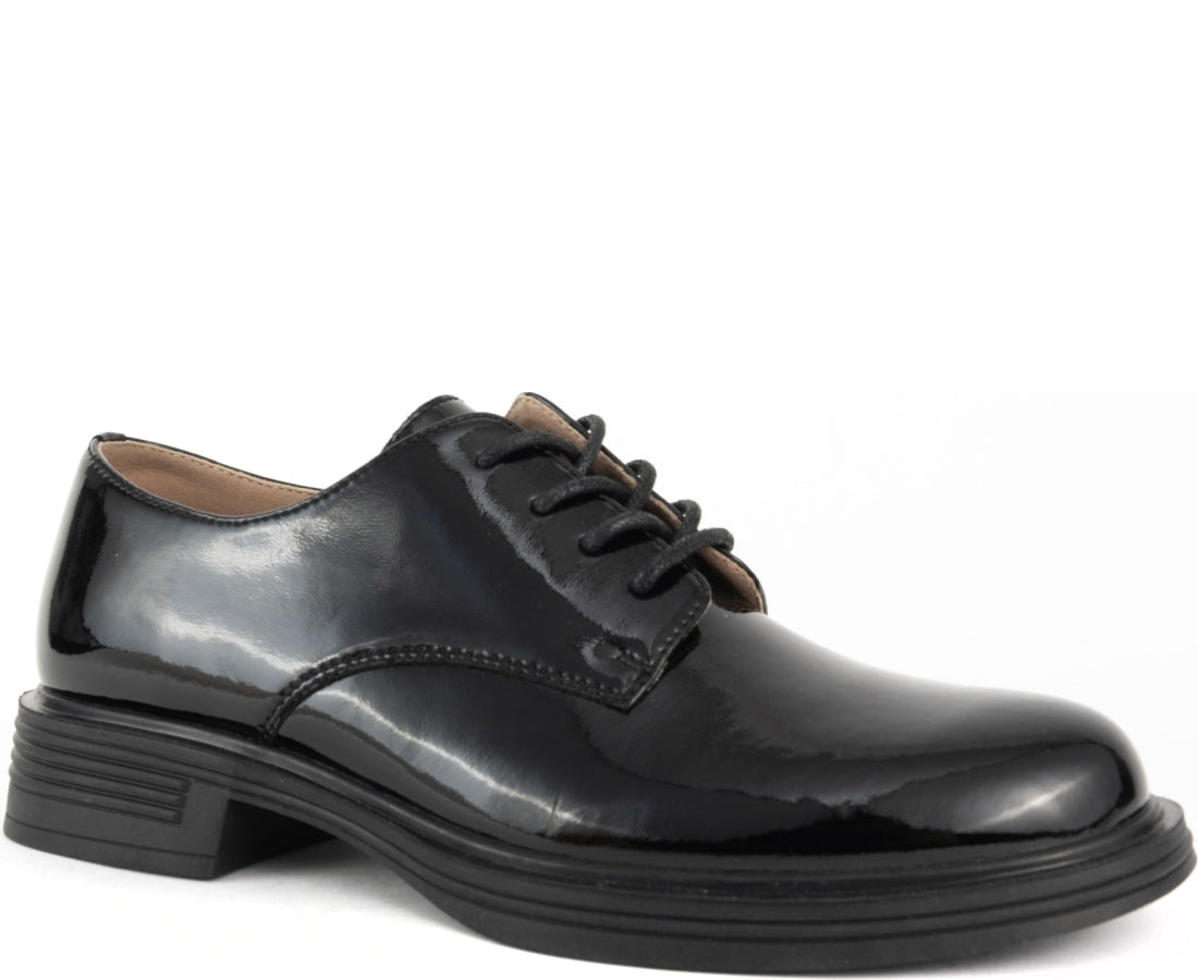black elegant closed formal shoes
