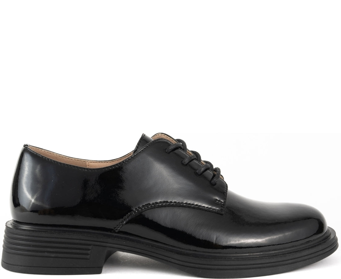 black elegant closed formal shoes