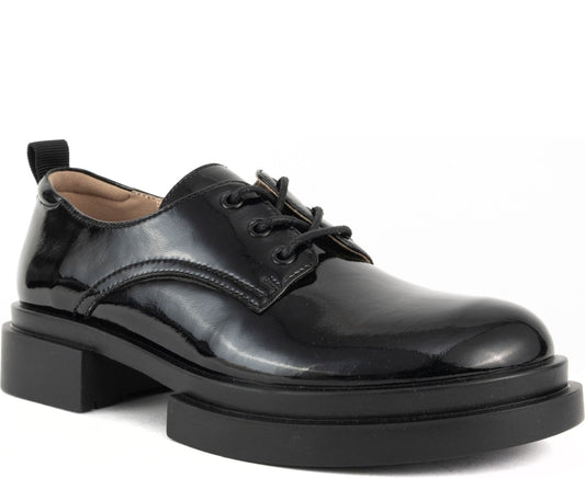black elegant closed formal shoes
