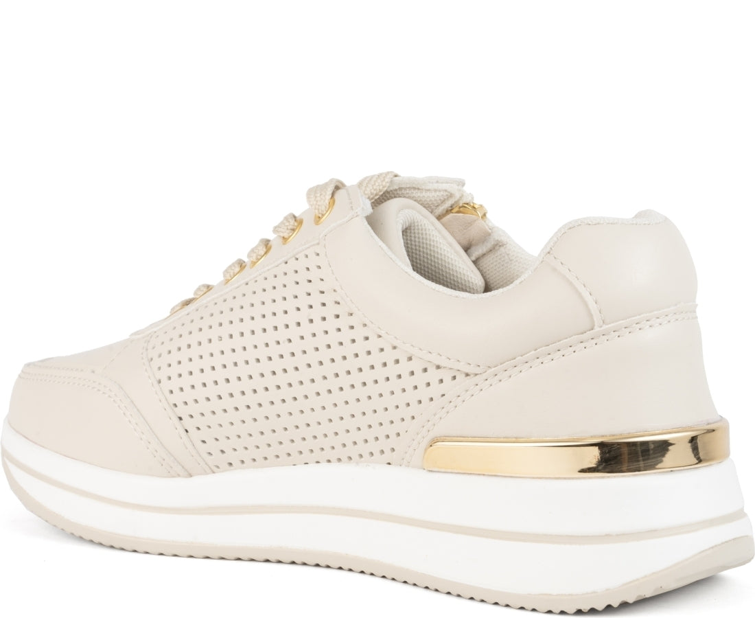 white closed sneakers