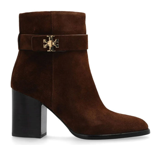 T Lock Women's Brown Ankle Boots