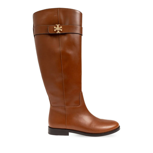 T Lock Women's Brown Riding Boots