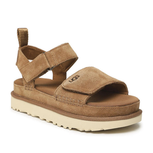 Goldenstar Women's Brown Open-Toe Sandals