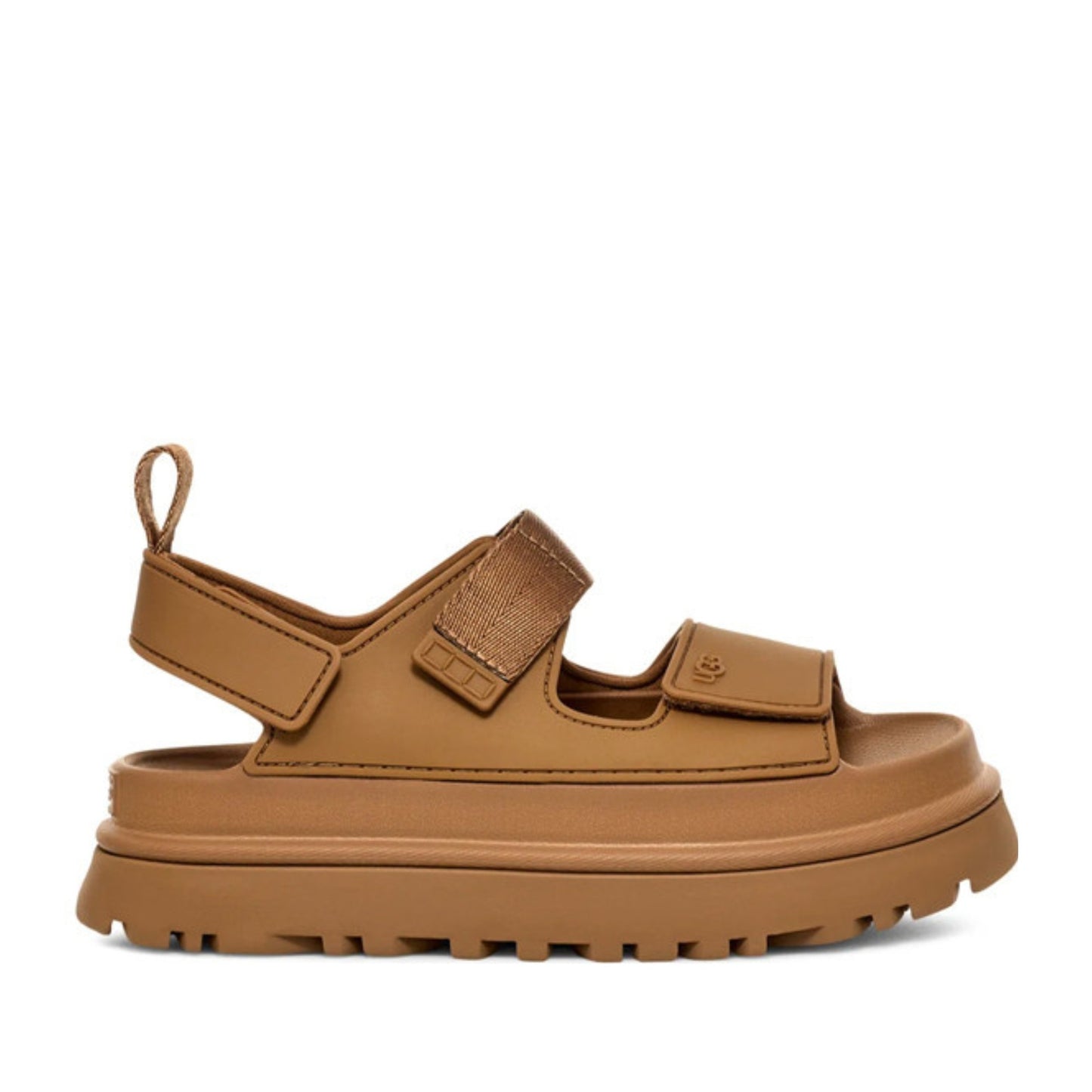 GoldenGlow Women's Brown Open-Toe Sandals