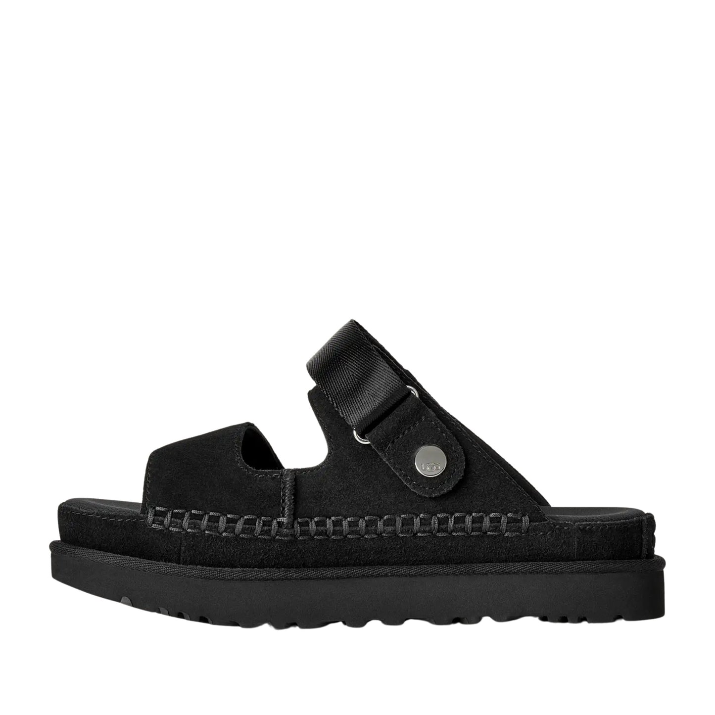 Goldenstar Glide Women's Black Open-Toe Sandals