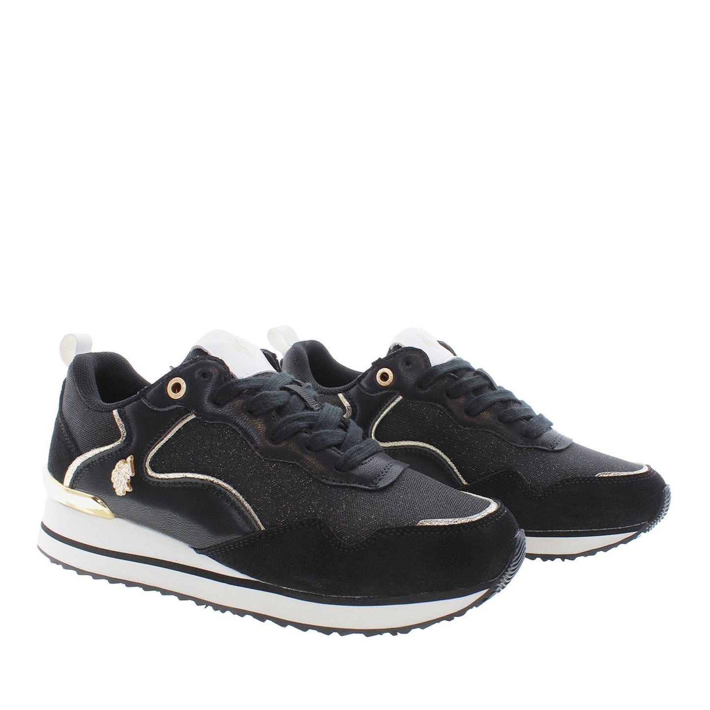 Women's Black Athletic Sneakers