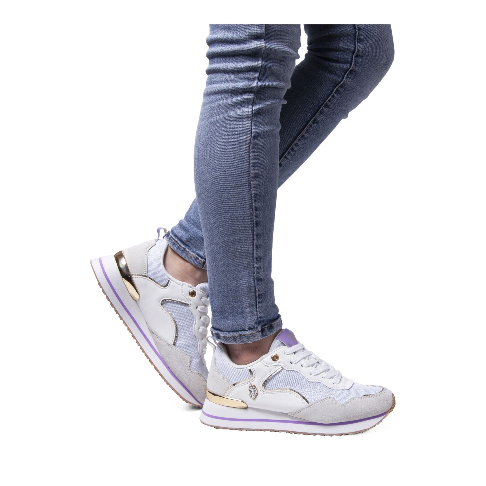 Women's White Athletic Sneakers