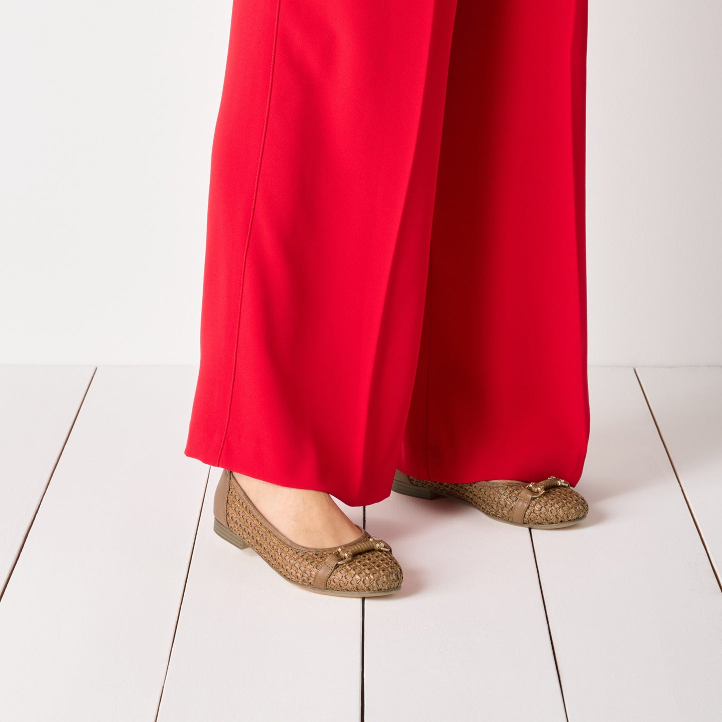 Women's Red Ballet Flats