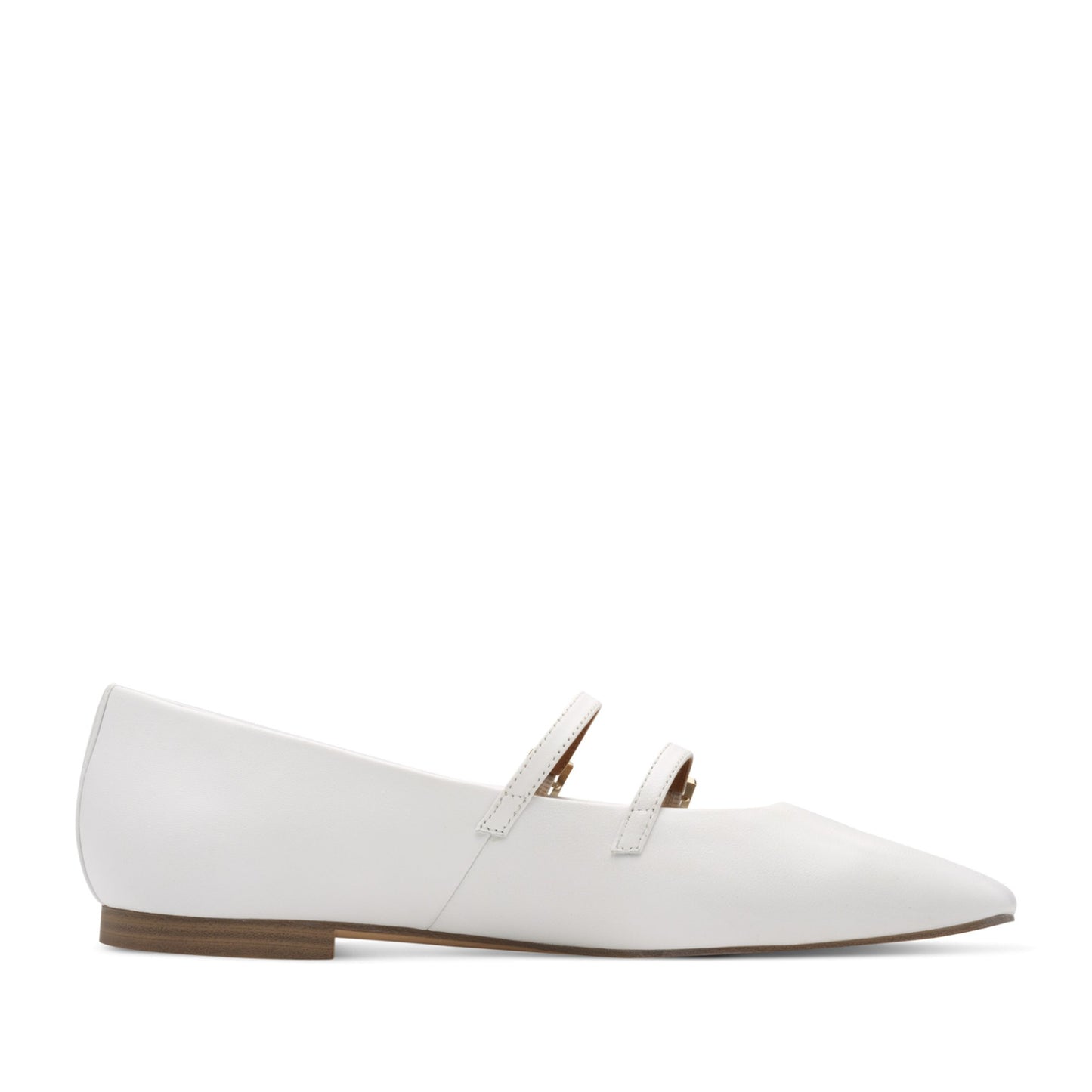 Women's White Ballet Flats