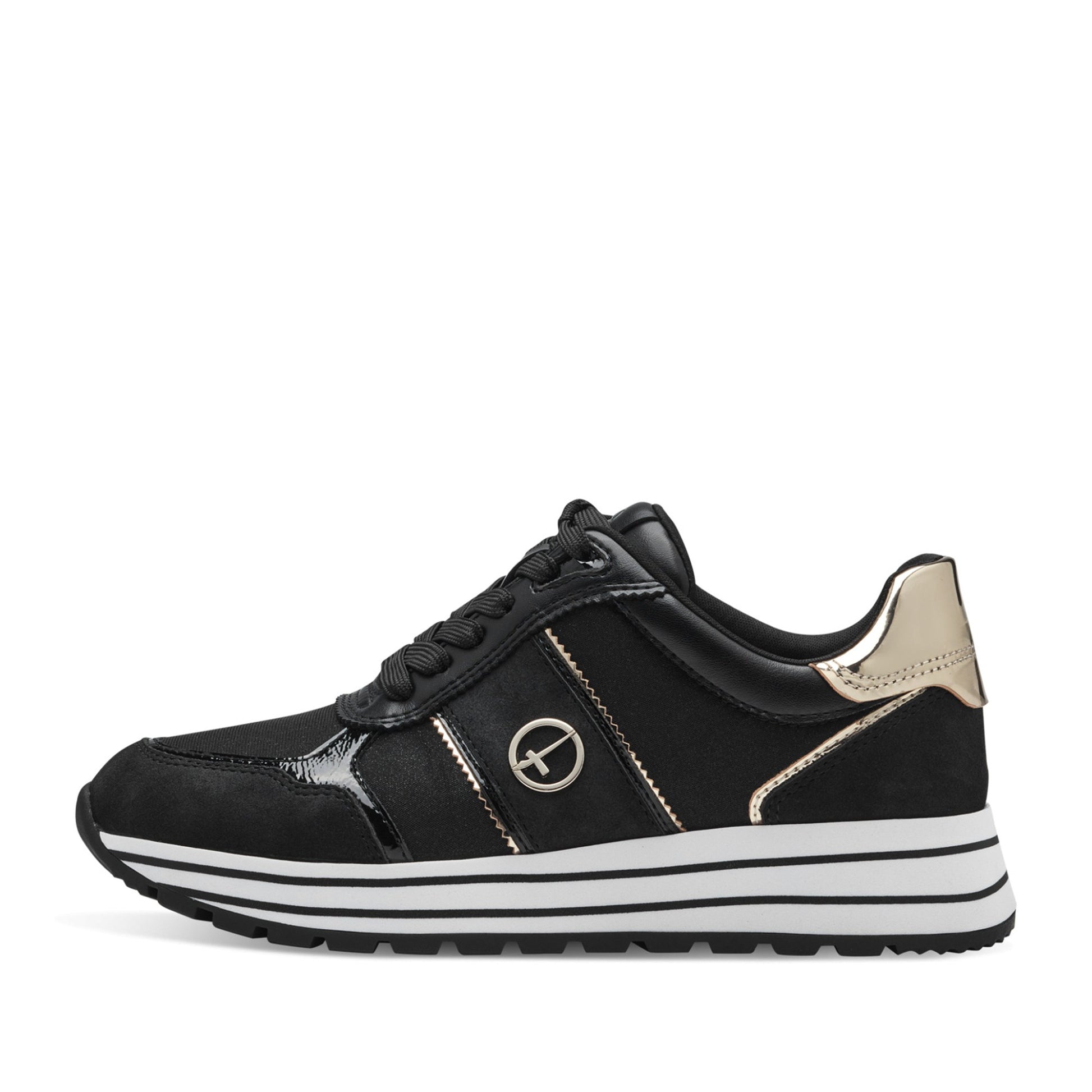 Women's Black Fashion Sneakers