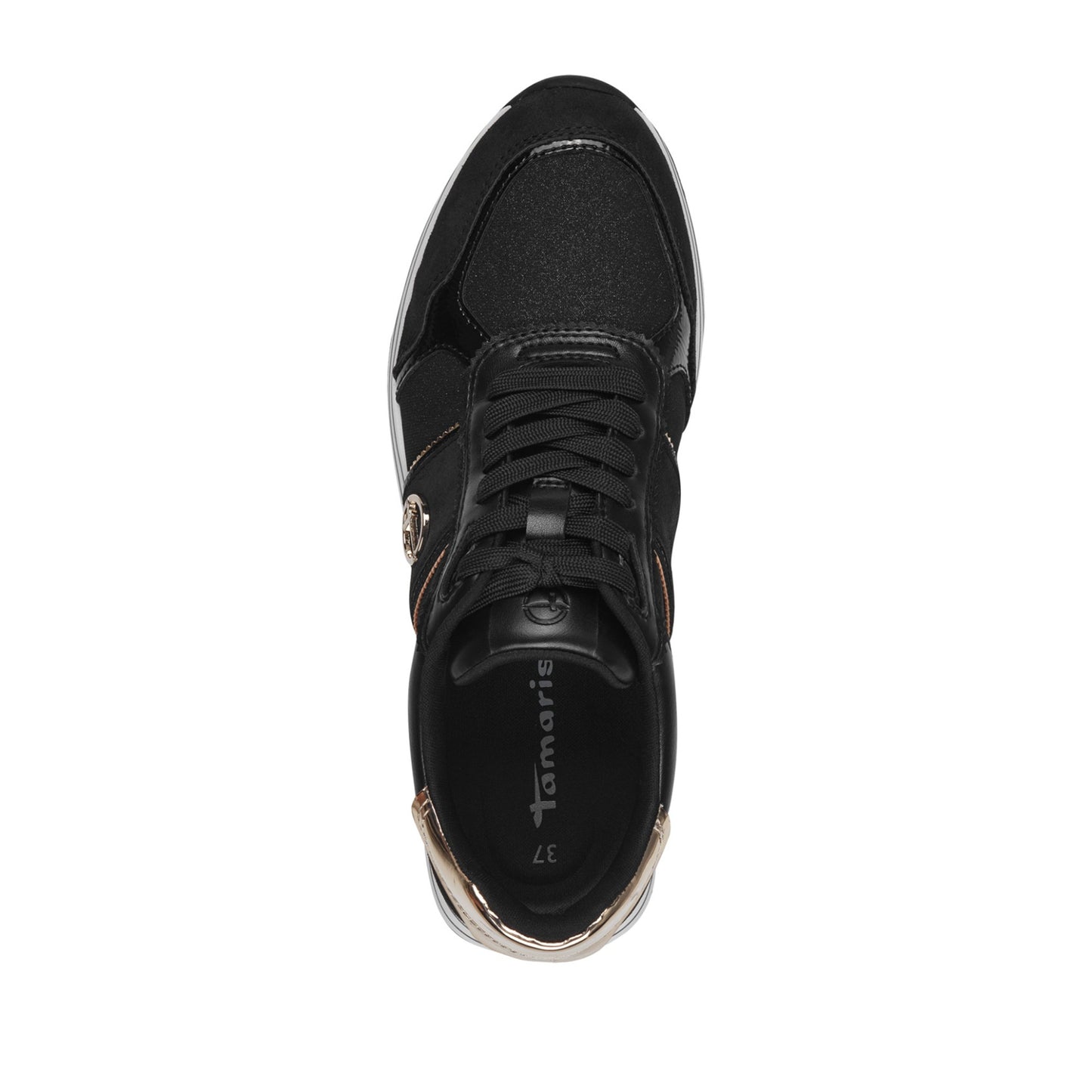 Women's Black Fashion Sneakers