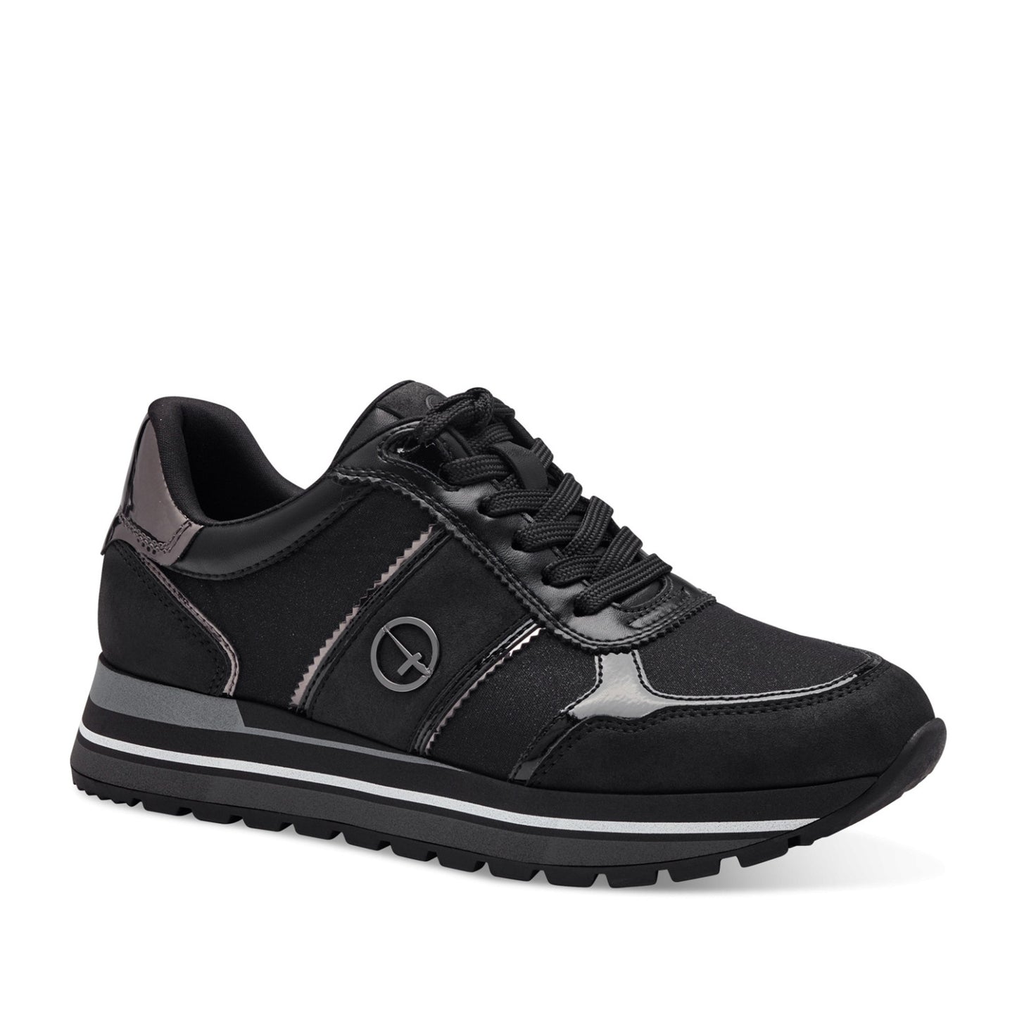 Women's Black Fashion Sneakers