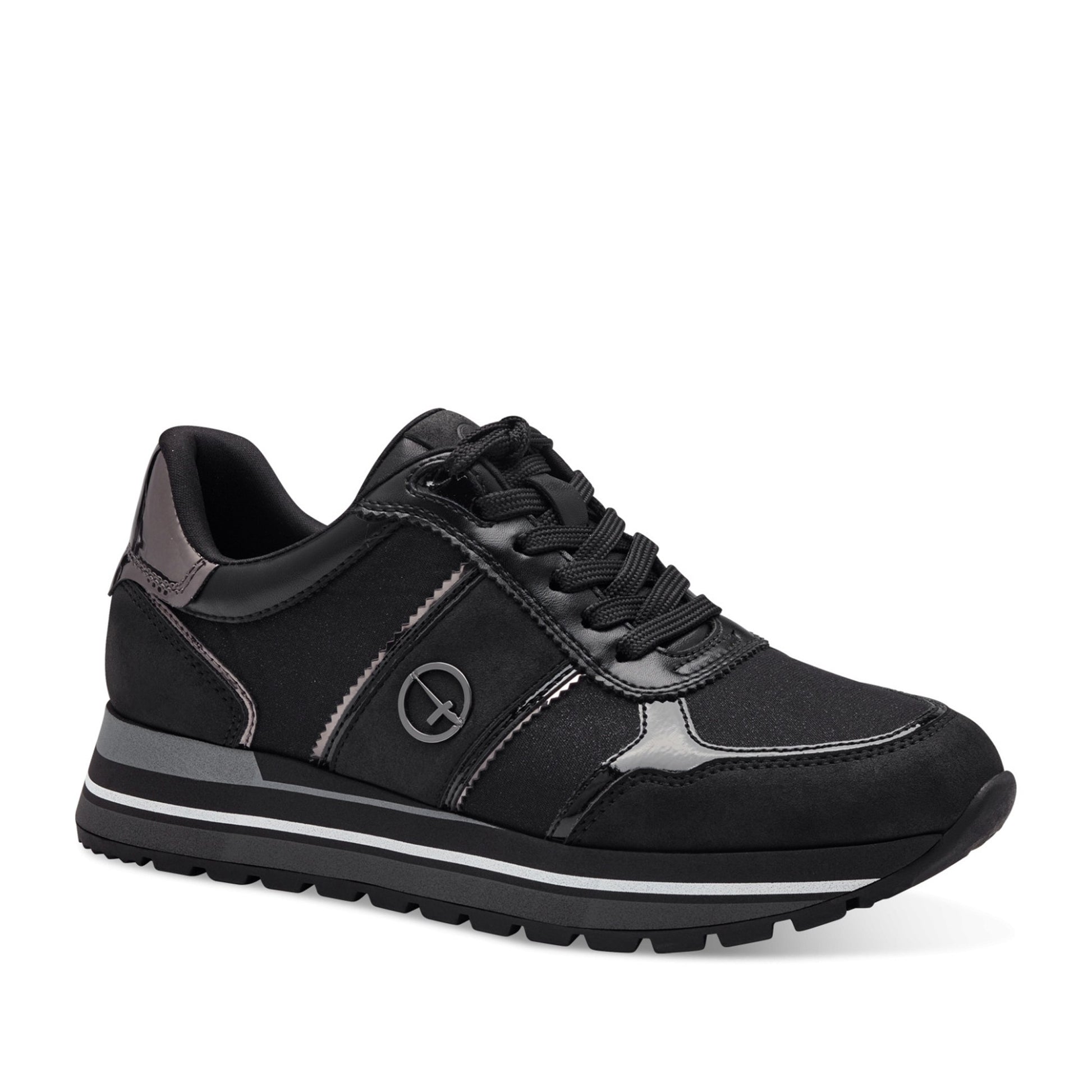 Women's Black Fashion Sneakers