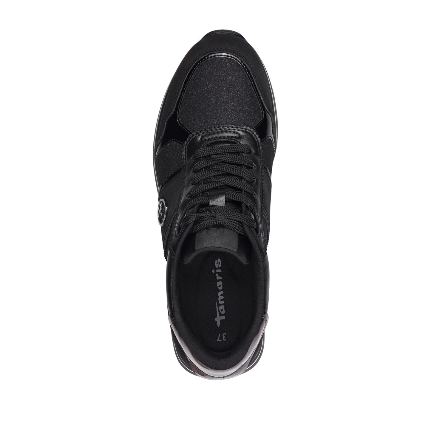 Women's Black Fashion Sneakers