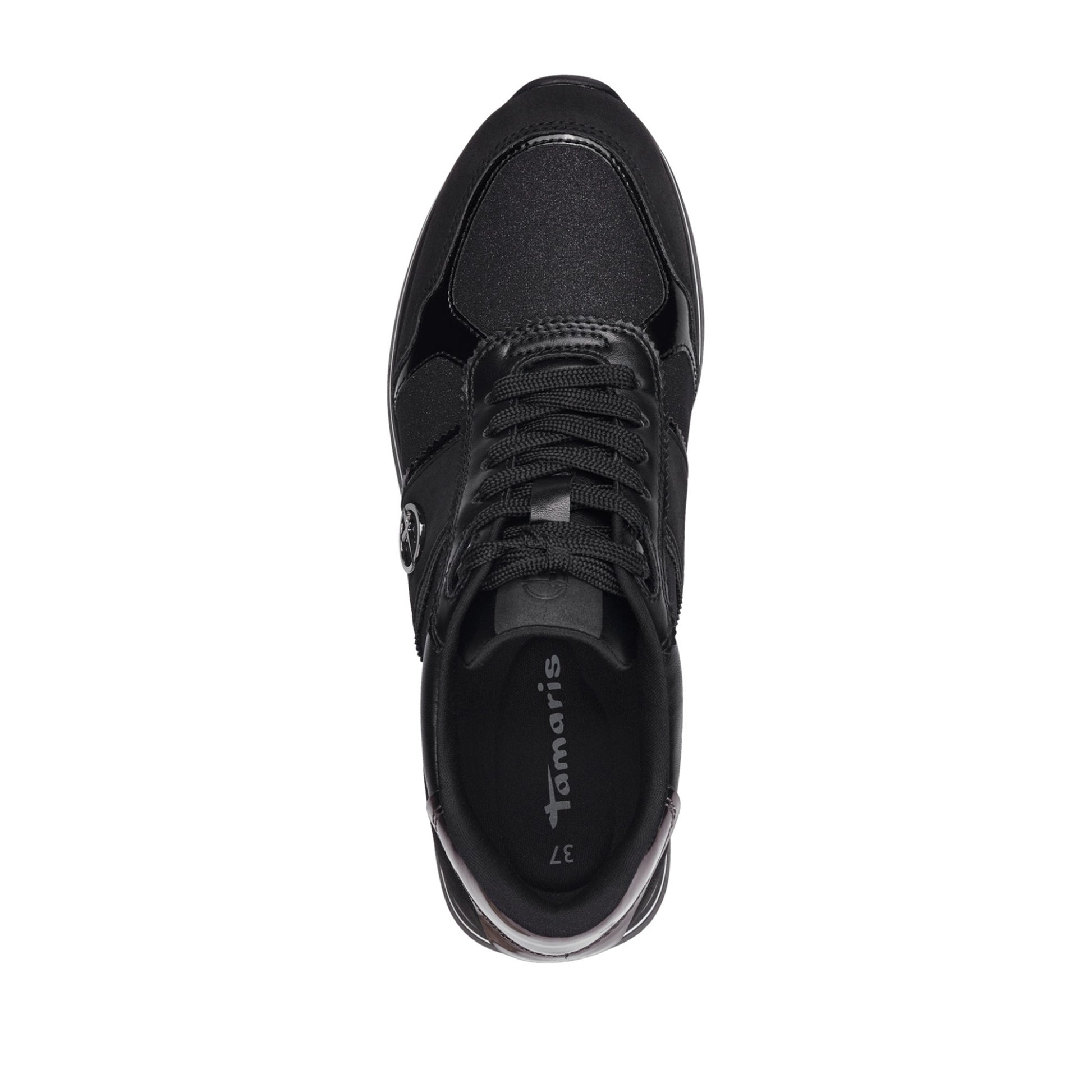 Women's Black Fashion Sneakers