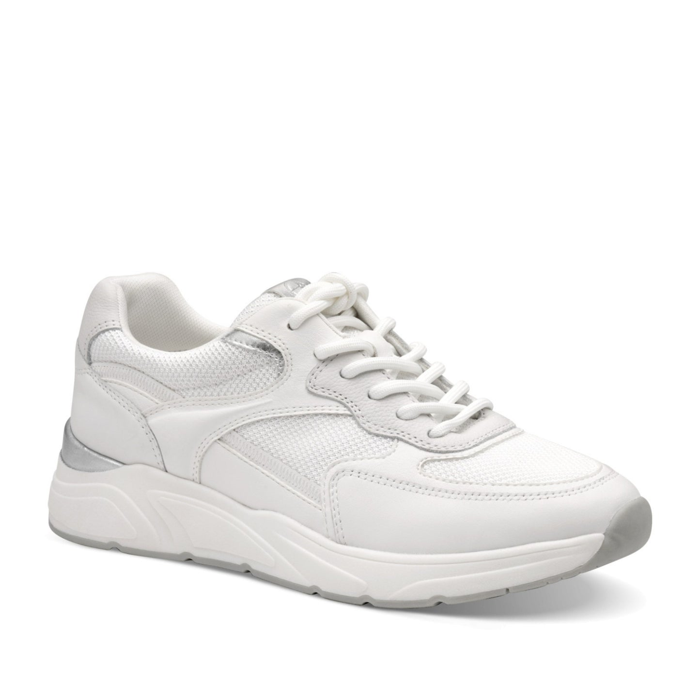 Women's White Fashion Sneakers