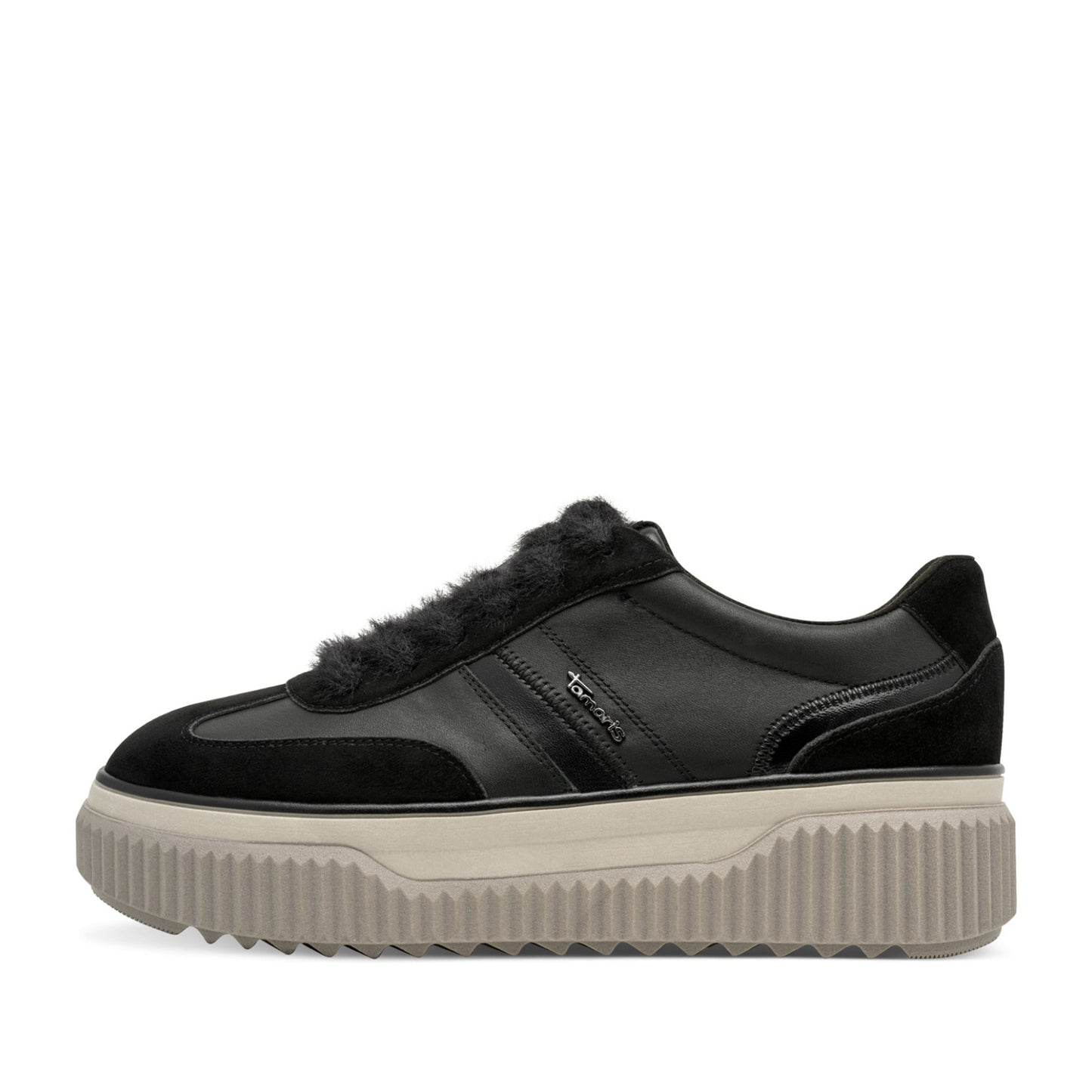 Women's Black Fashion Sneakers