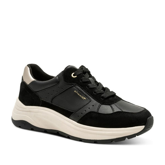 Women's Black Fashion Sneakers