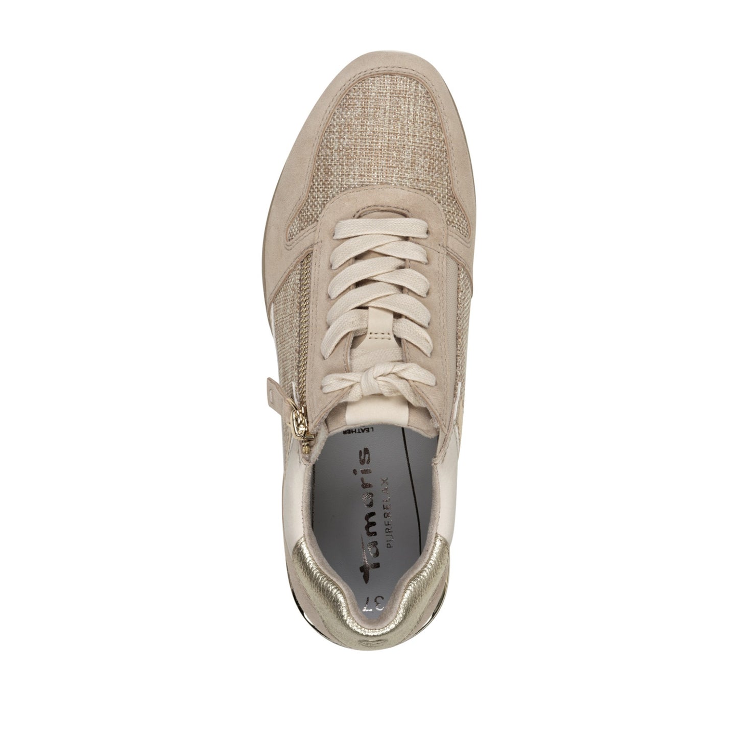 Women's Beige Fashion Sneakers
