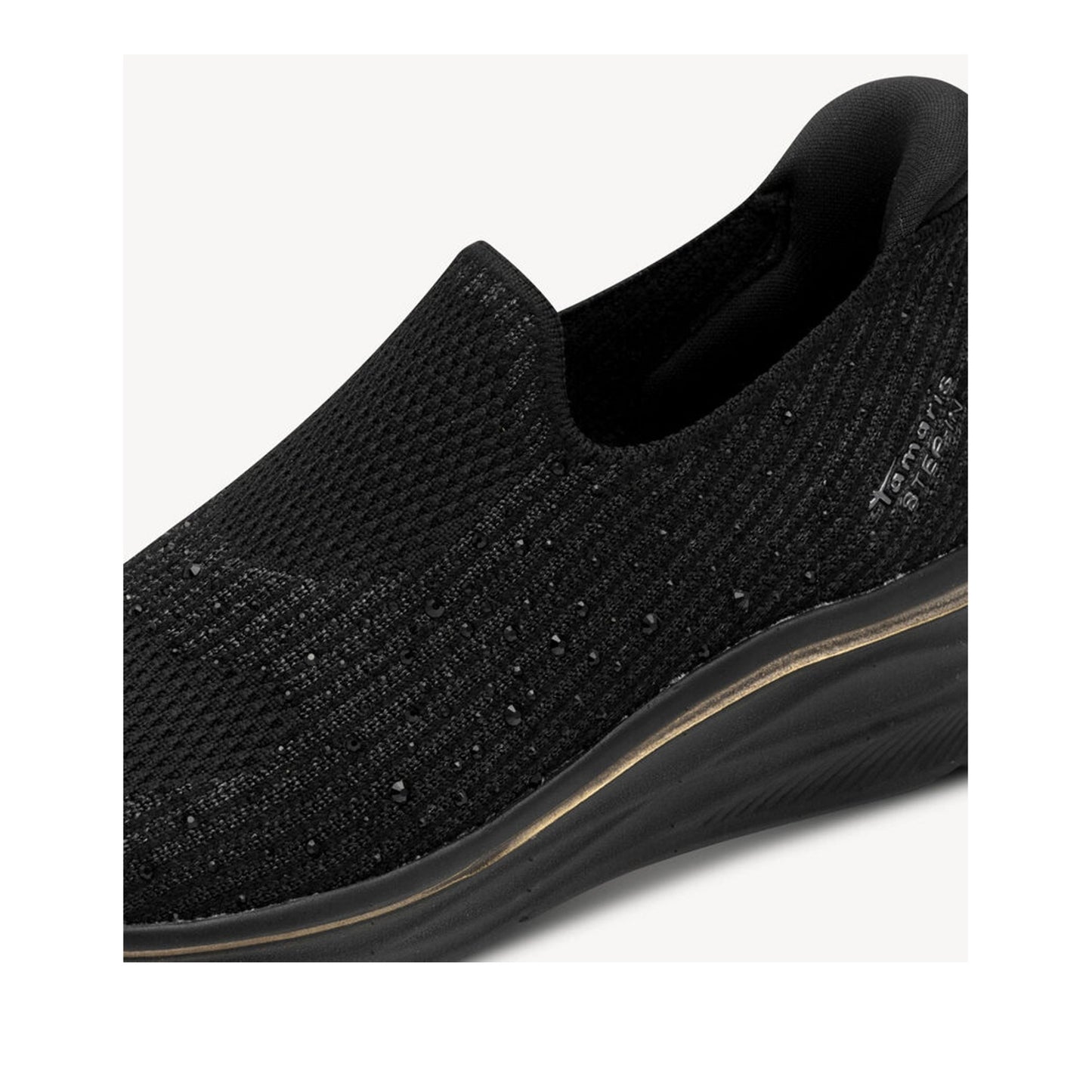 Women's Black Fashion Sneakers