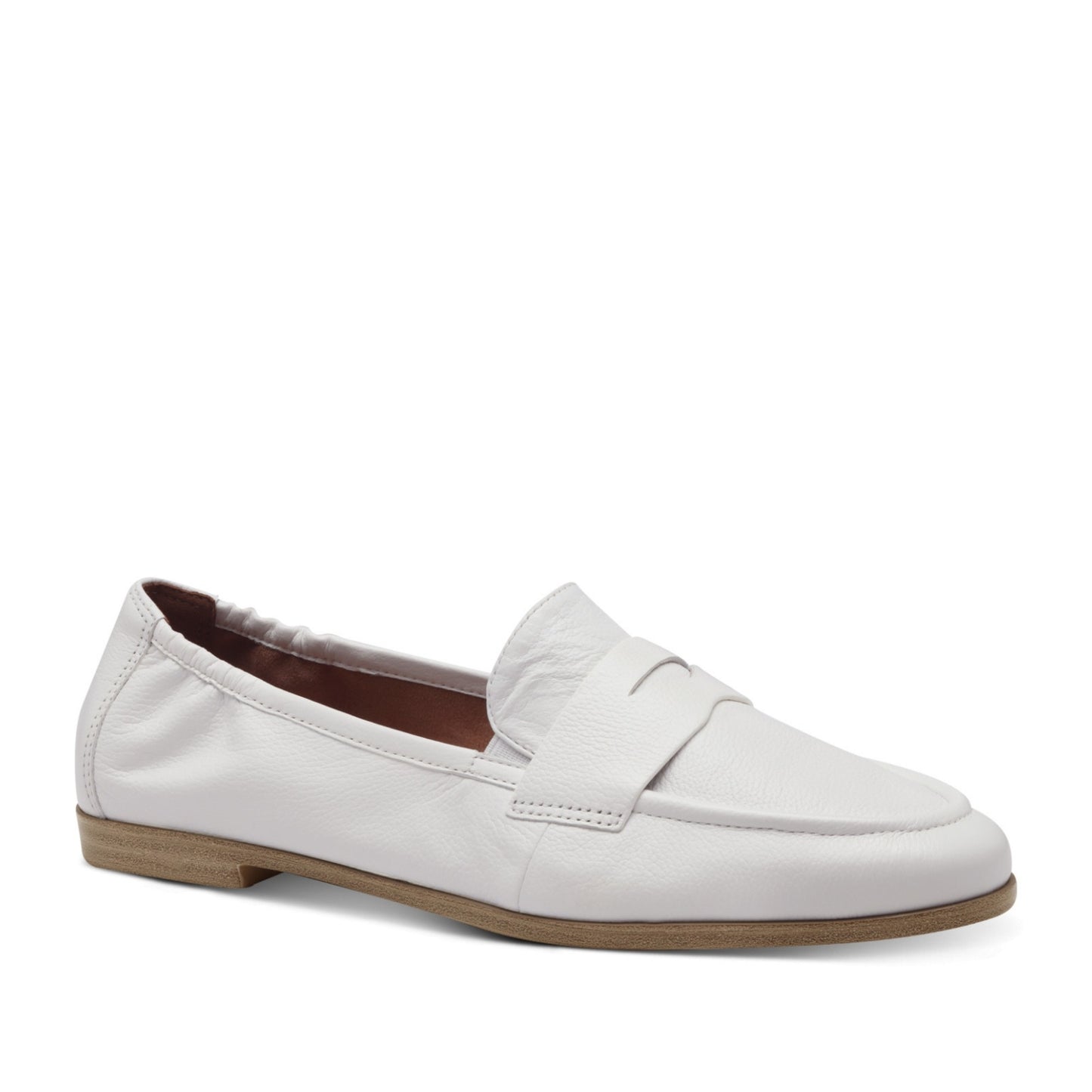 Women's White Moccasins