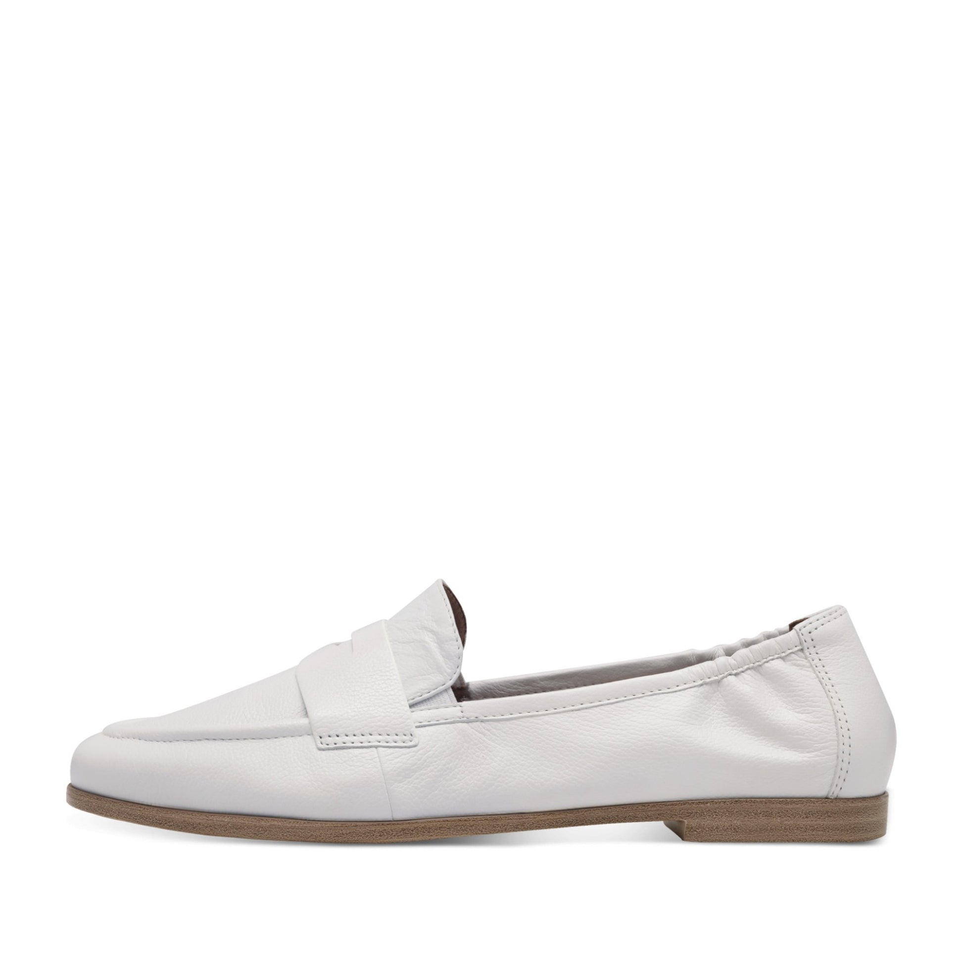 Women's White Moccasins