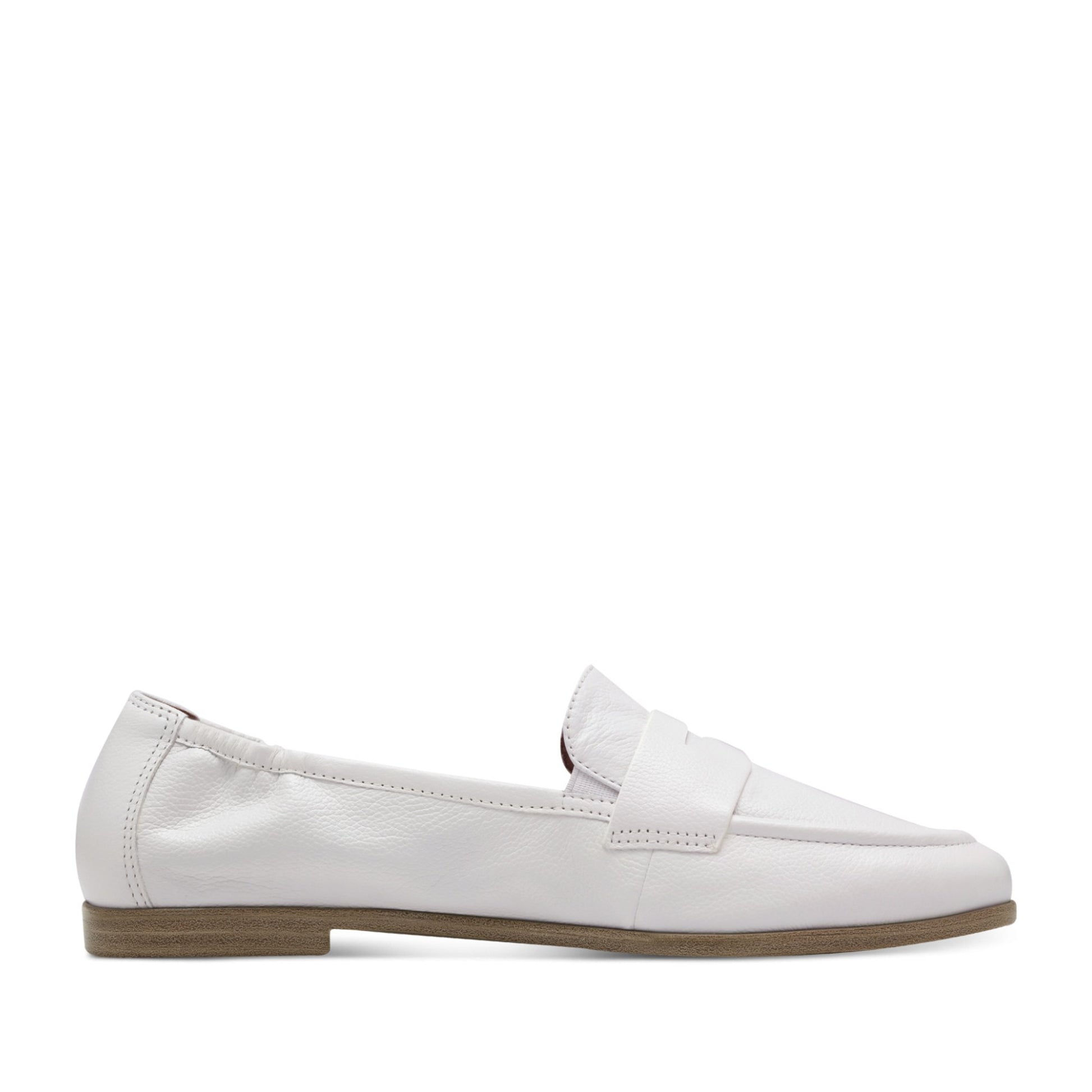 Women's White Moccasins