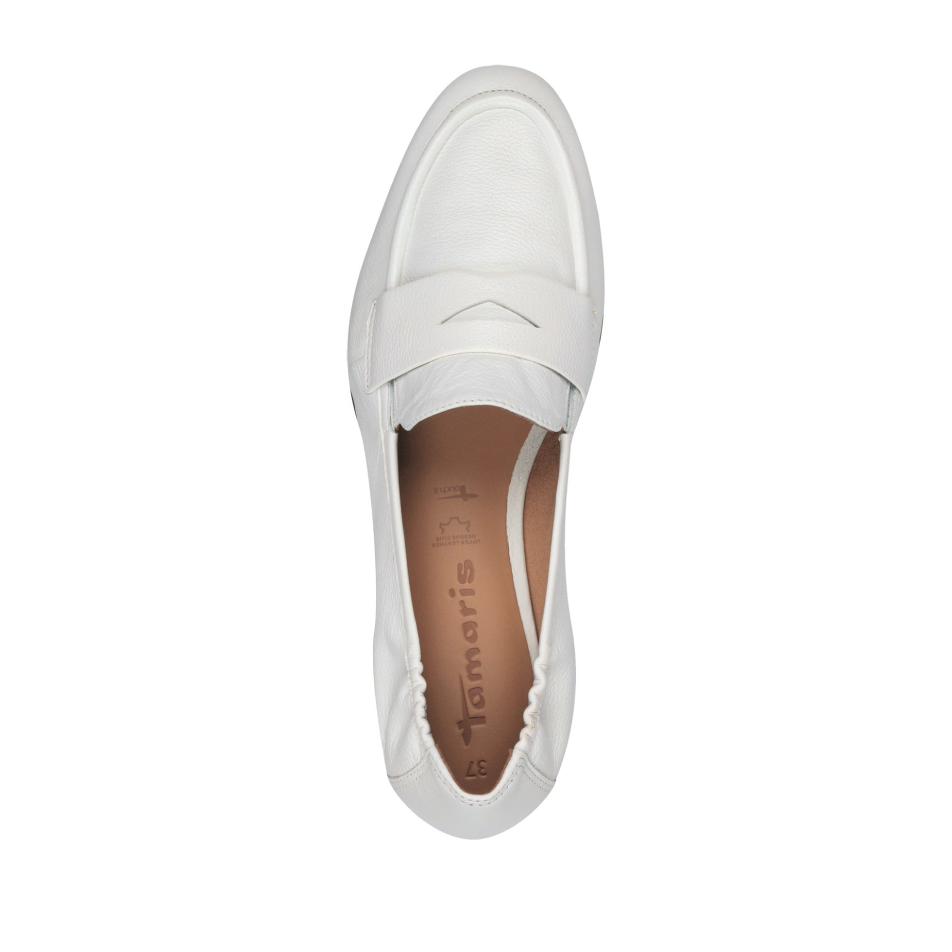 Women's White Moccasins