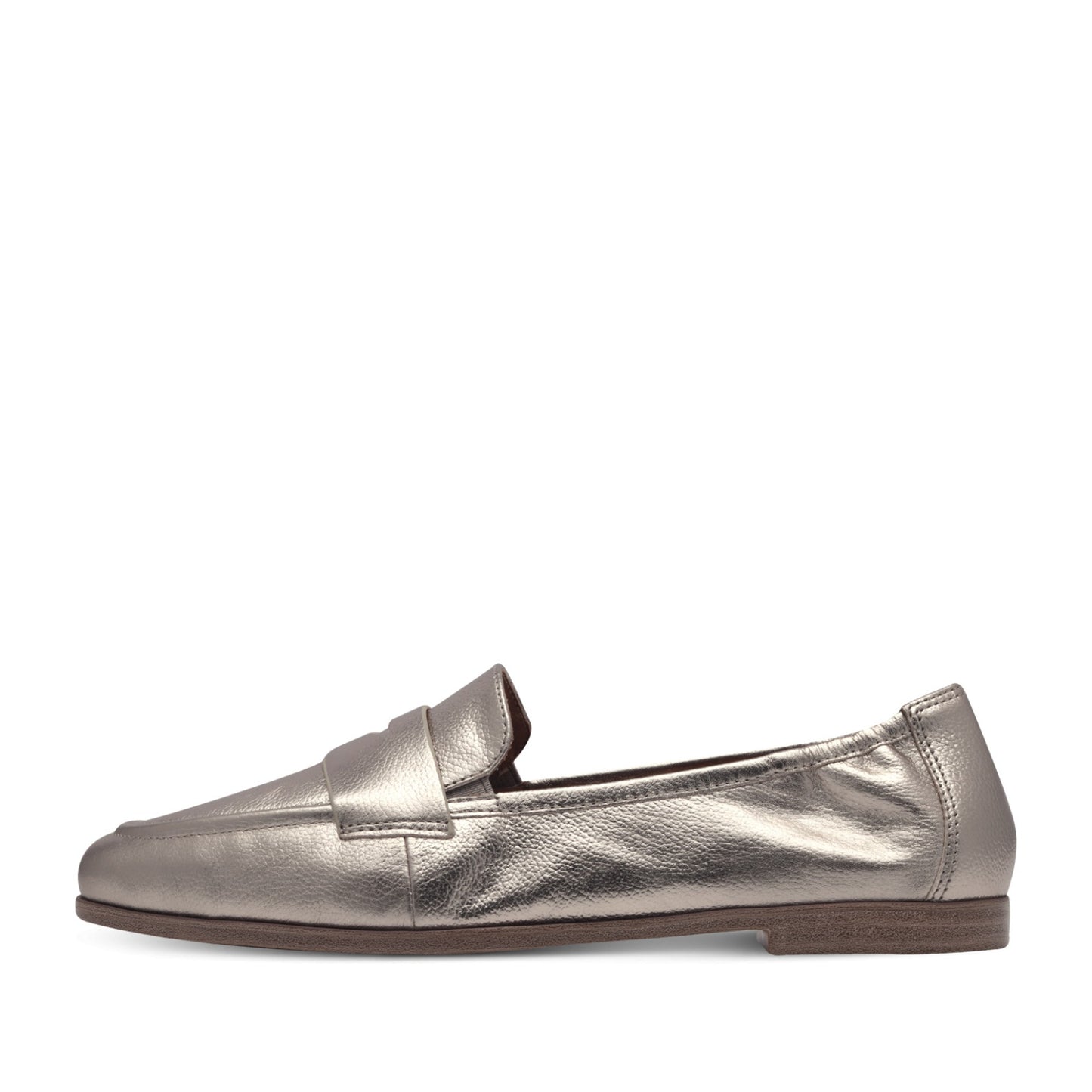 Women's Gray Moccasins