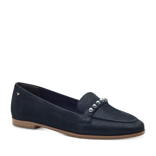 Women's Blue Moccasins