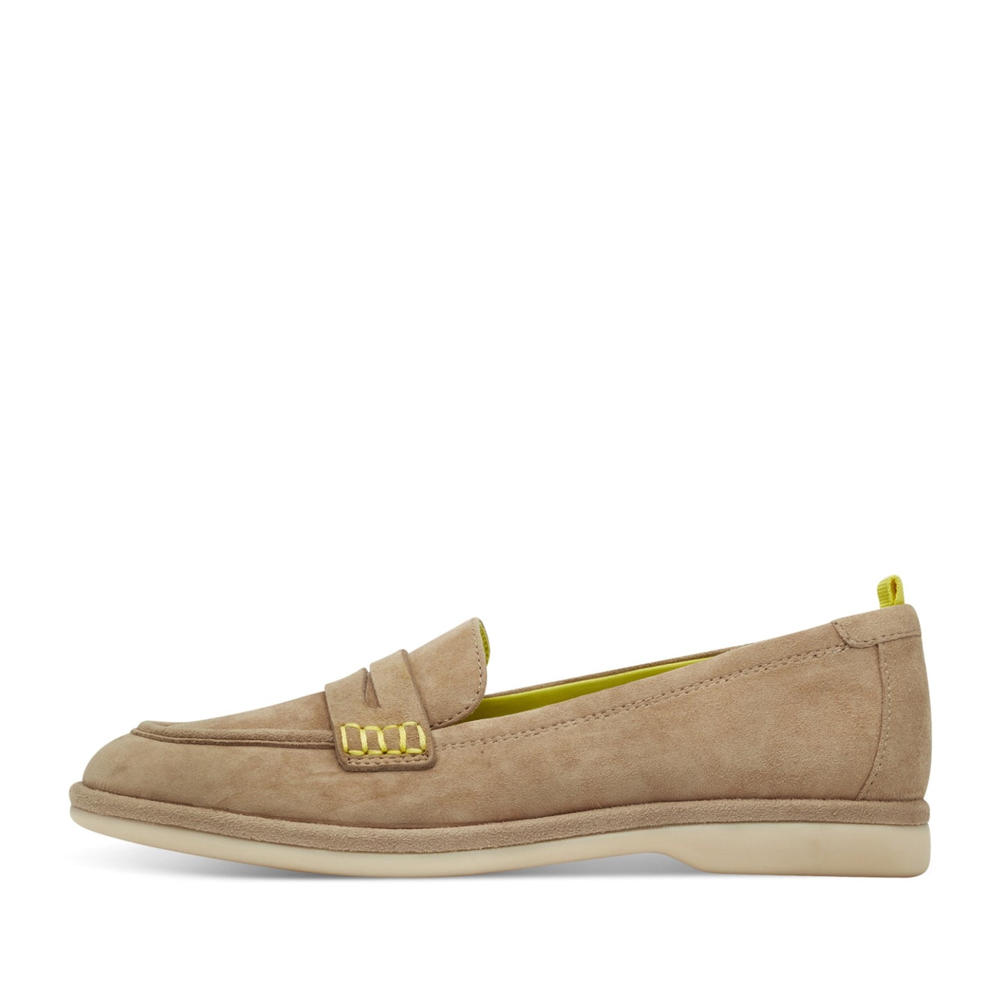 Women's Beige Moccasins